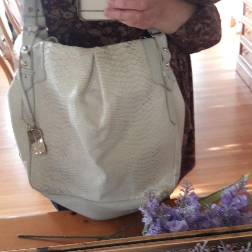 Vince Camuto Snakeskin Handbag - Picture 4 of 7